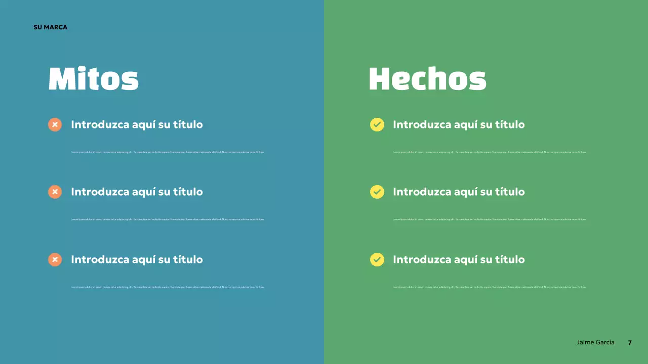 Presentación de salud mental en negrita naranja