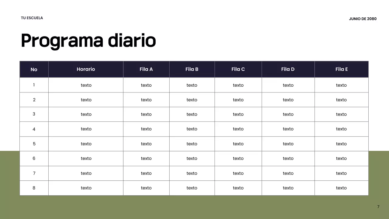 Presentación de la Escuela Moderna Naranja