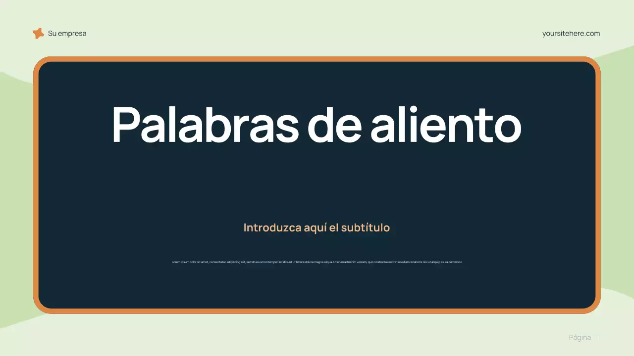 Presentación de carrera moderna azul