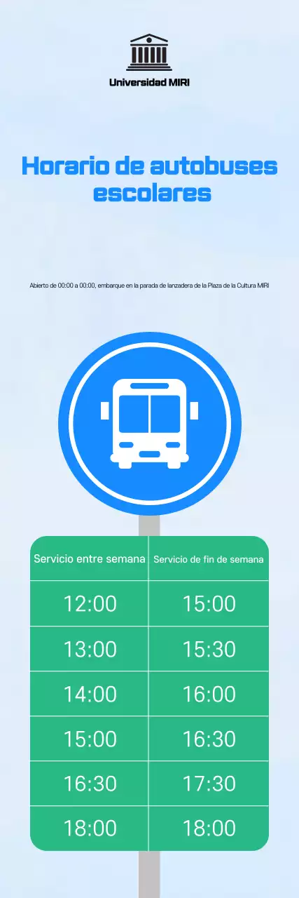 Promoción de Escuela Limpia Sky Blue