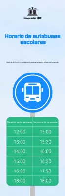 Promoción de Escuela Limpia Sky Blue