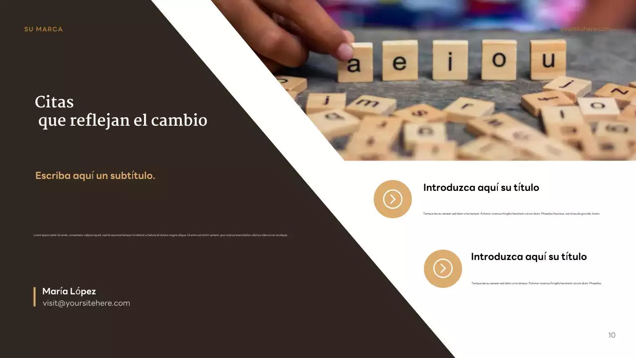 Presentación del personaje clásico de Brown