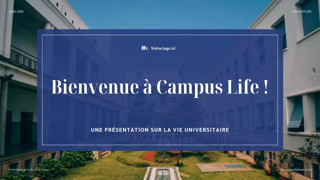 Présentation du Campus Bleu Moderne