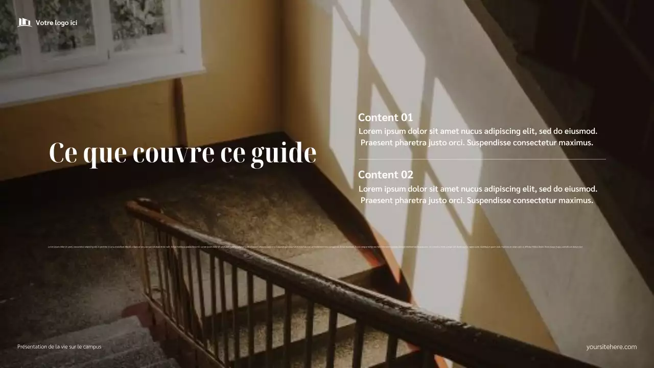 Présentation du Campus Bleu Moderne