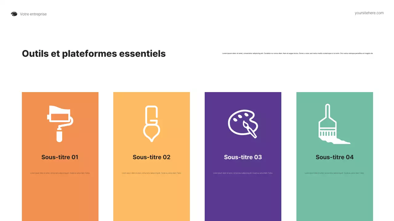 Présentation de nouvelles opportunités colorées pour les artistes