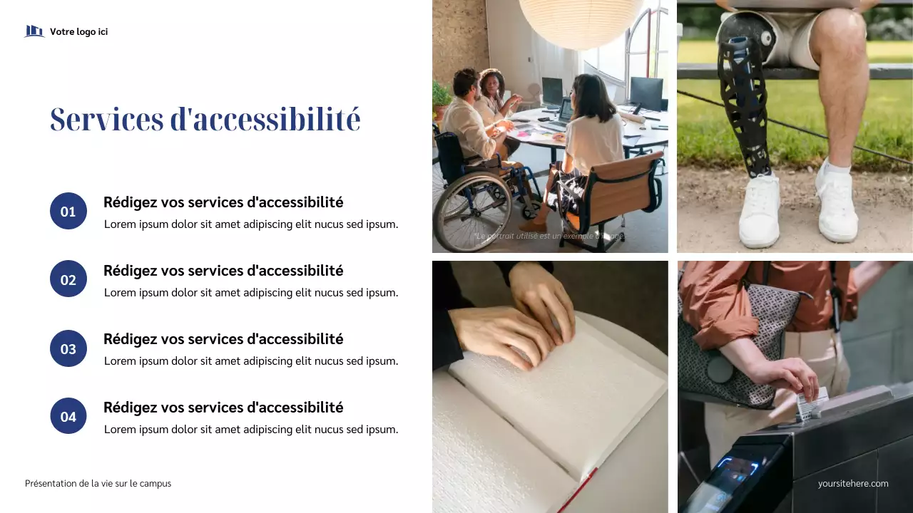 Présentation du Campus Bleu Moderne