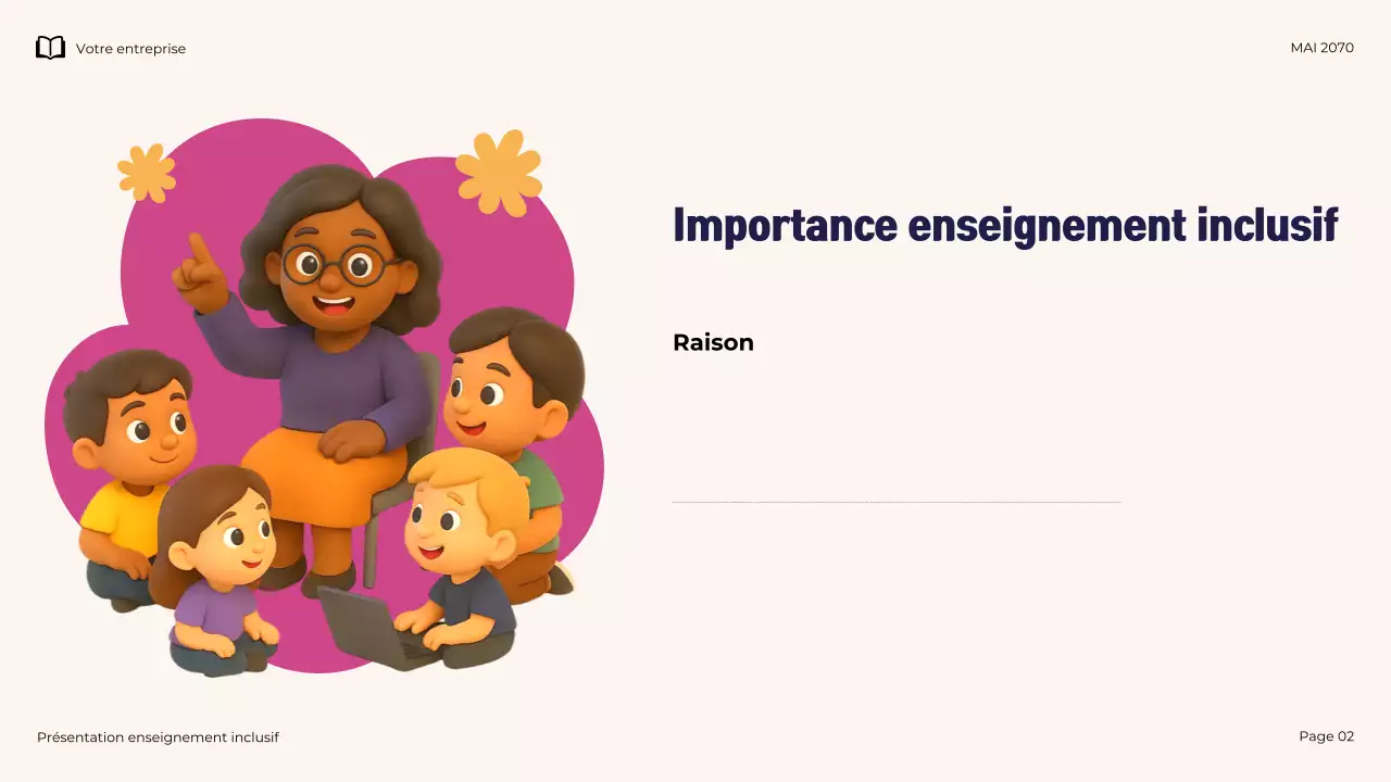 Présentation pédagogique inclusive moderne et illustrative de la Marine