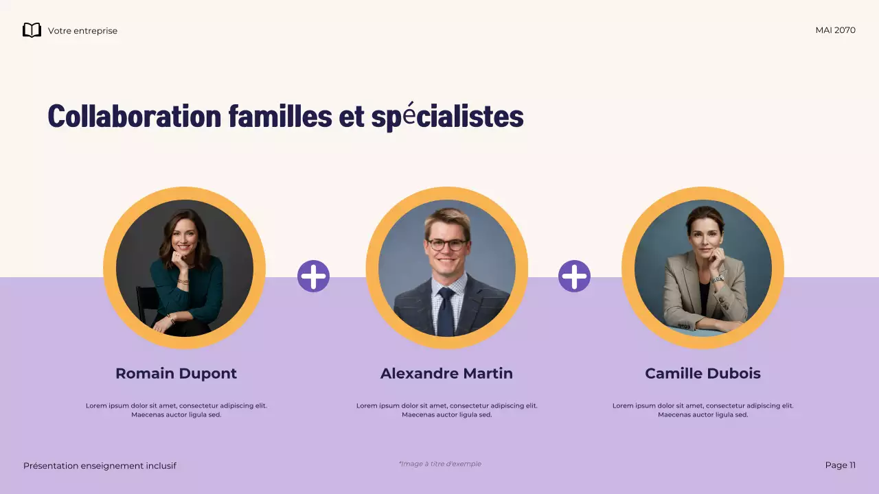 Présentation pédagogique inclusive moderne et illustrative de la Marine