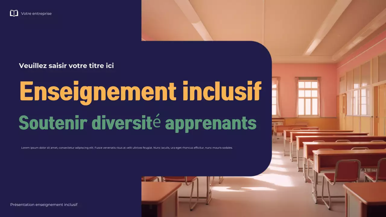 Présentation pédagogique inclusive moderne et illustrative de la Marine