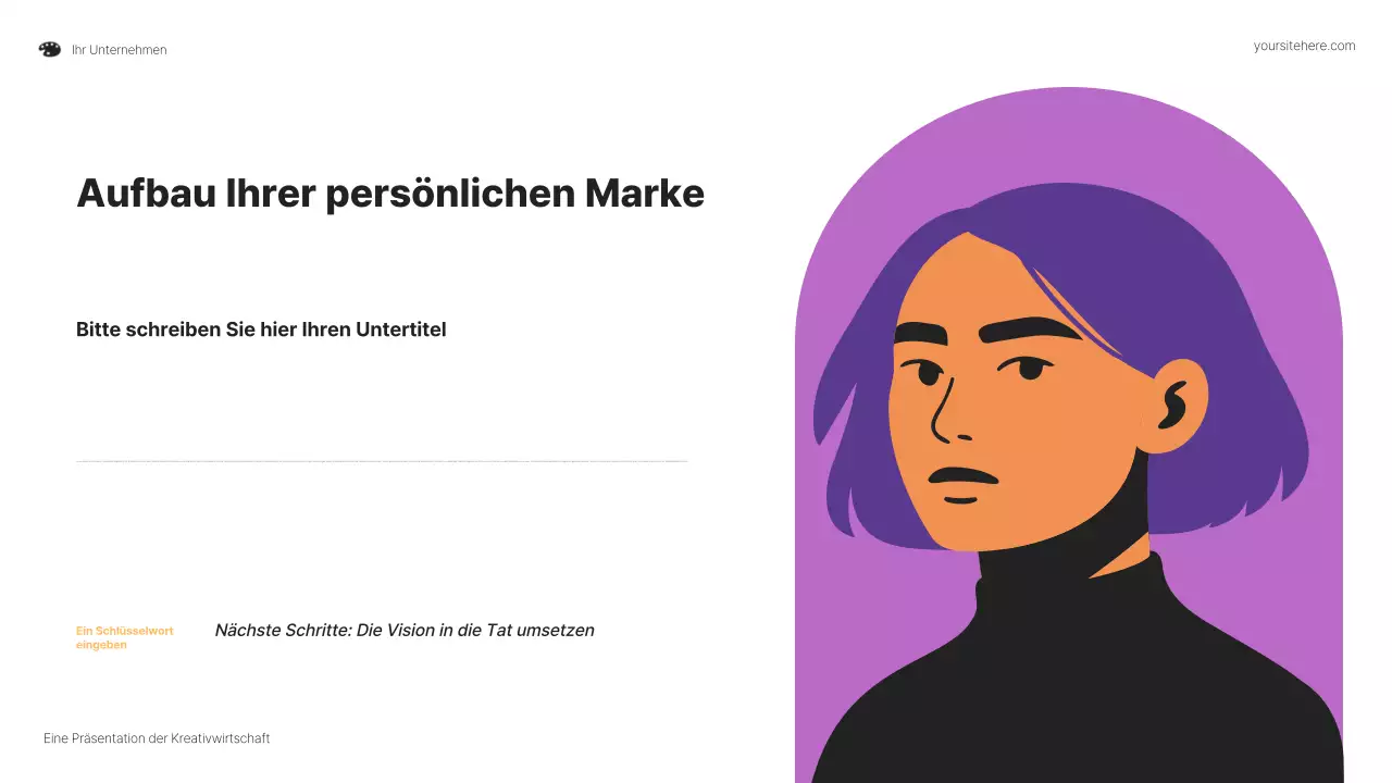 Bunte neue Möglichkeiten für Künstler Präsentation