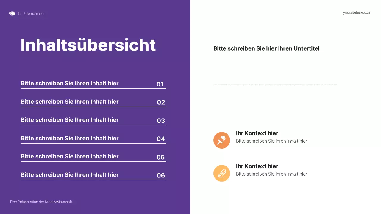 Bunte neue Möglichkeiten für Künstler Präsentation