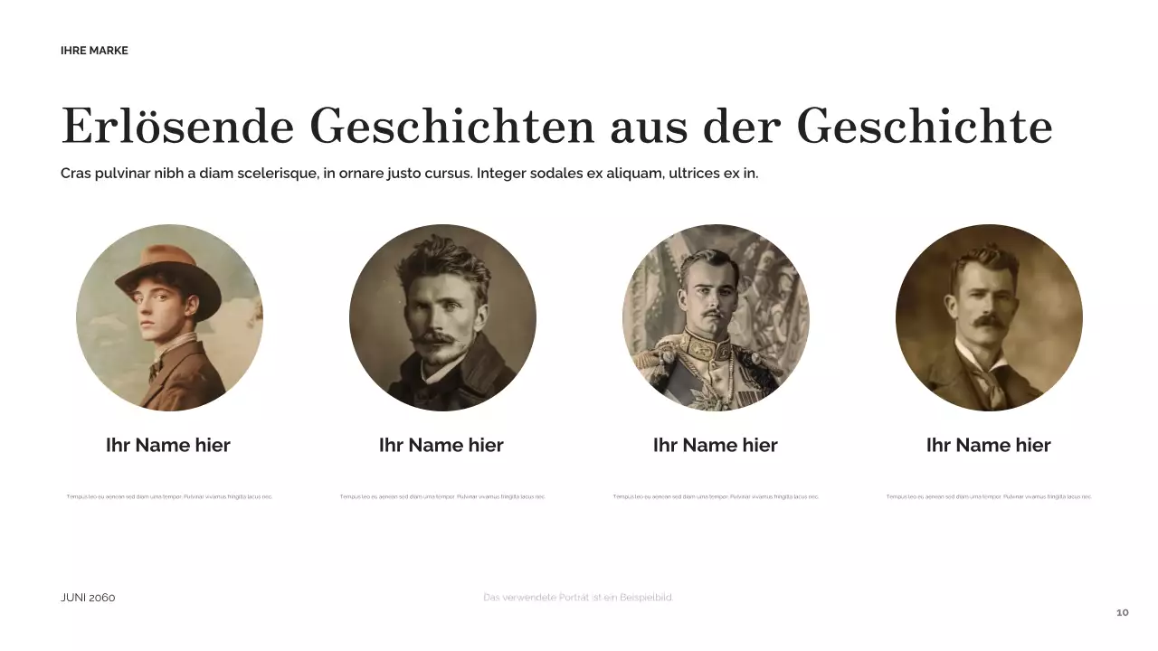 Red Vintage Erfolg Präsentation