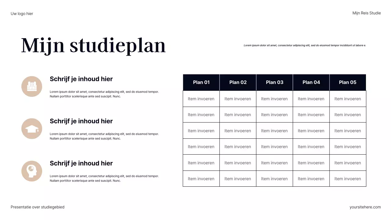 Presentatie van Grey Modern Career Path