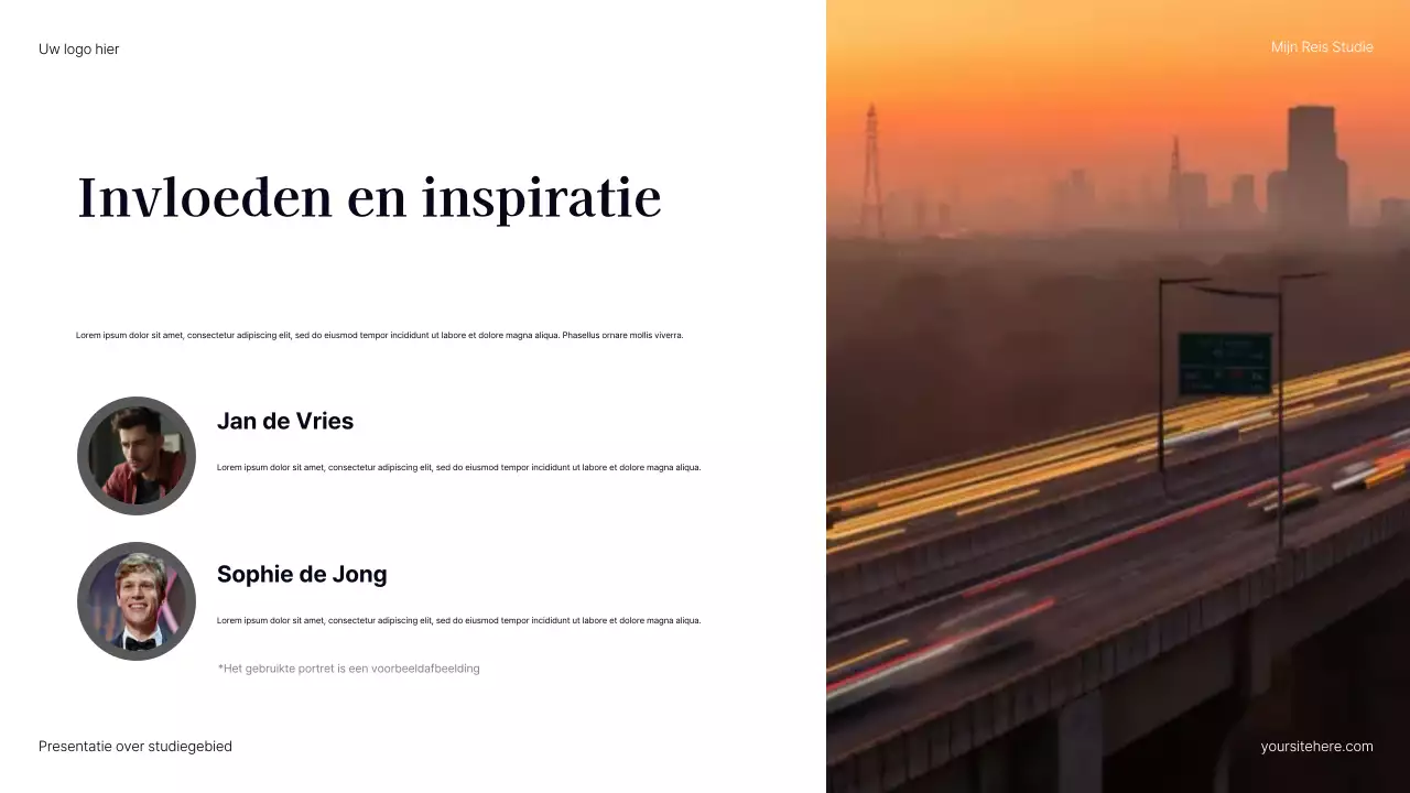 Presentatie van Grey Modern Career Path