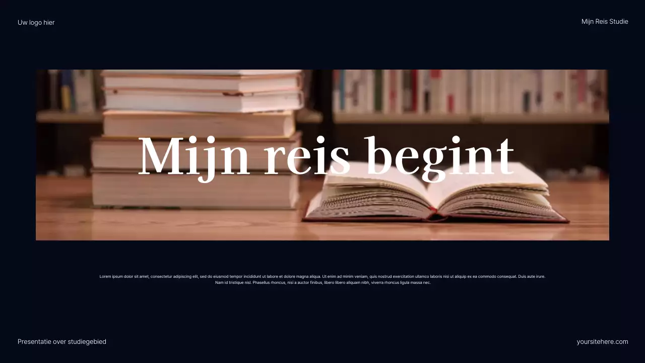 Presentatie van Grey Modern Career Path