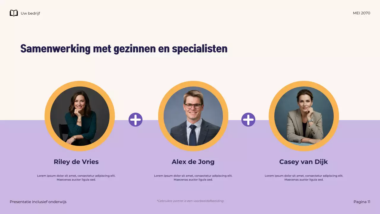 Marine Illustratieve Moderne Inclusieve Onderwijspresentatie