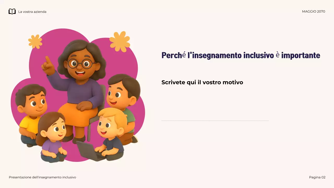 Presentazione illustrativa dell'insegnamento inclusivo moderno della Marina