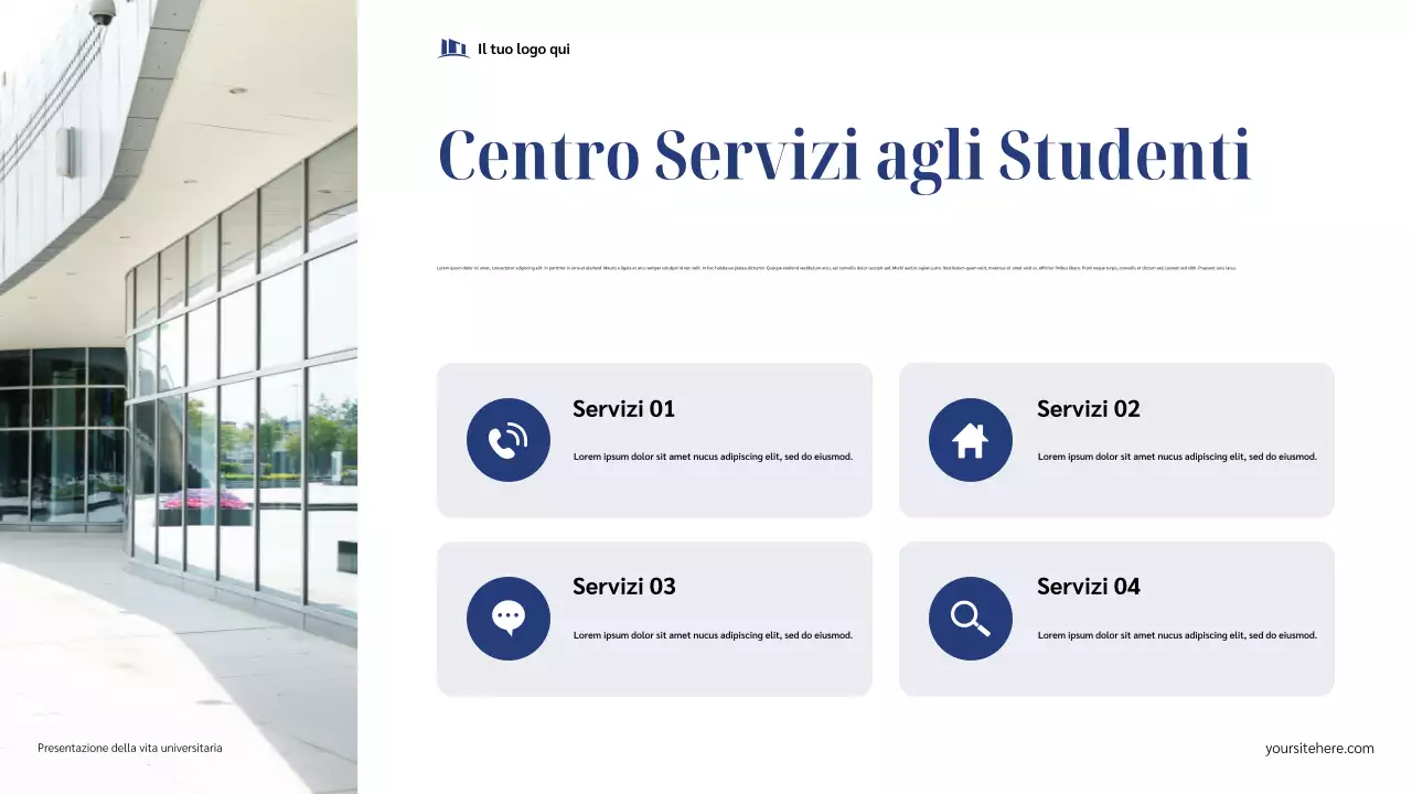 Presentazione del Blue Modern Campus