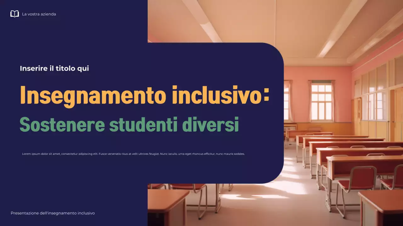 Presentazione illustrativa dell'insegnamento inclusivo moderno della Marina