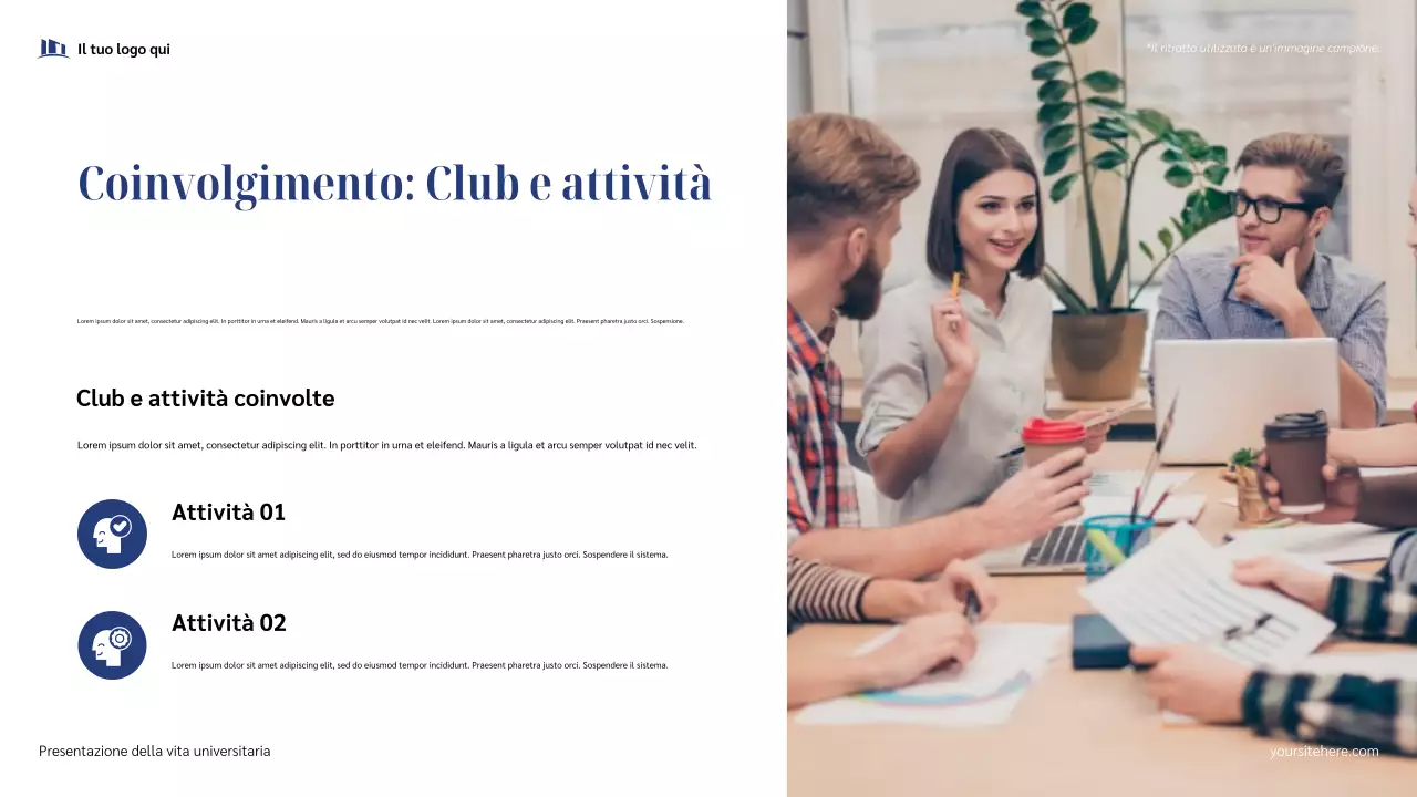 Presentazione del Blue Modern Campus