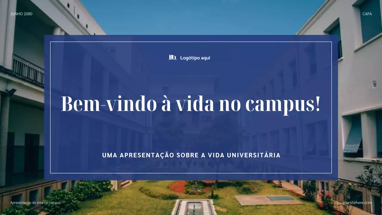Apresentação do Blue Modern Campus