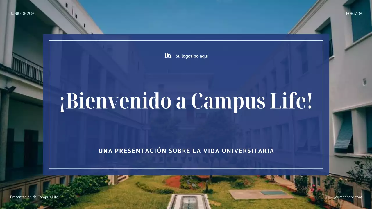 Presentación del Campus Azul Moderno