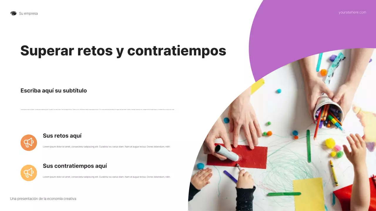 Presentación de nuevas y coloridas oportunidades para los artistas