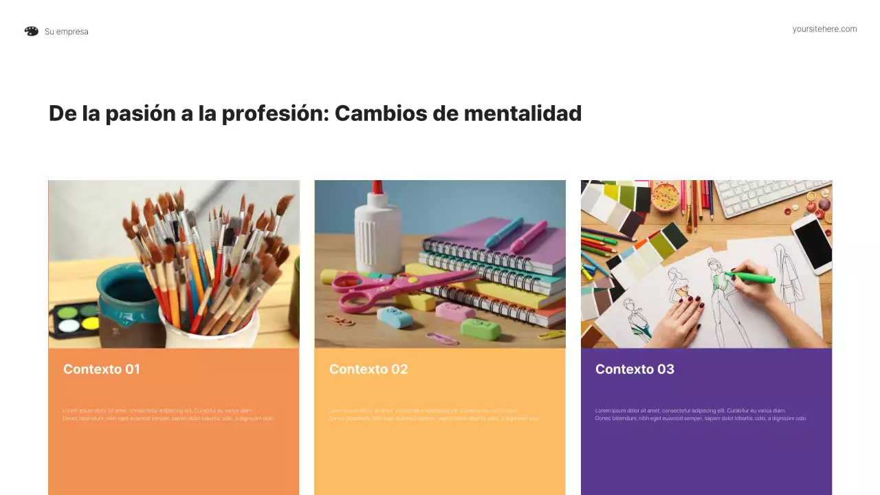 Presentación de nuevas y coloridas oportunidades para los artistas