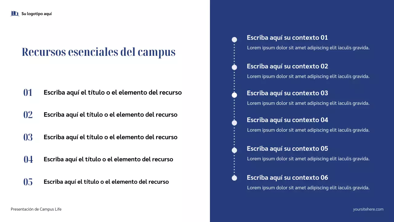 Presentación del Campus Azul Moderno