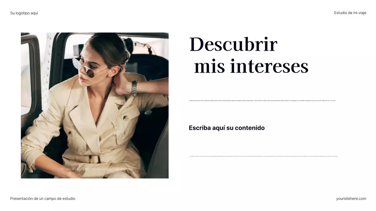 Presentación de la trayectoria profesional moderna de Grey