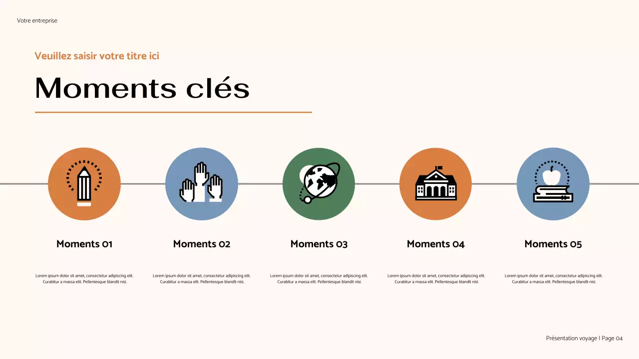 Présentation minimaliste de mon parcours marron