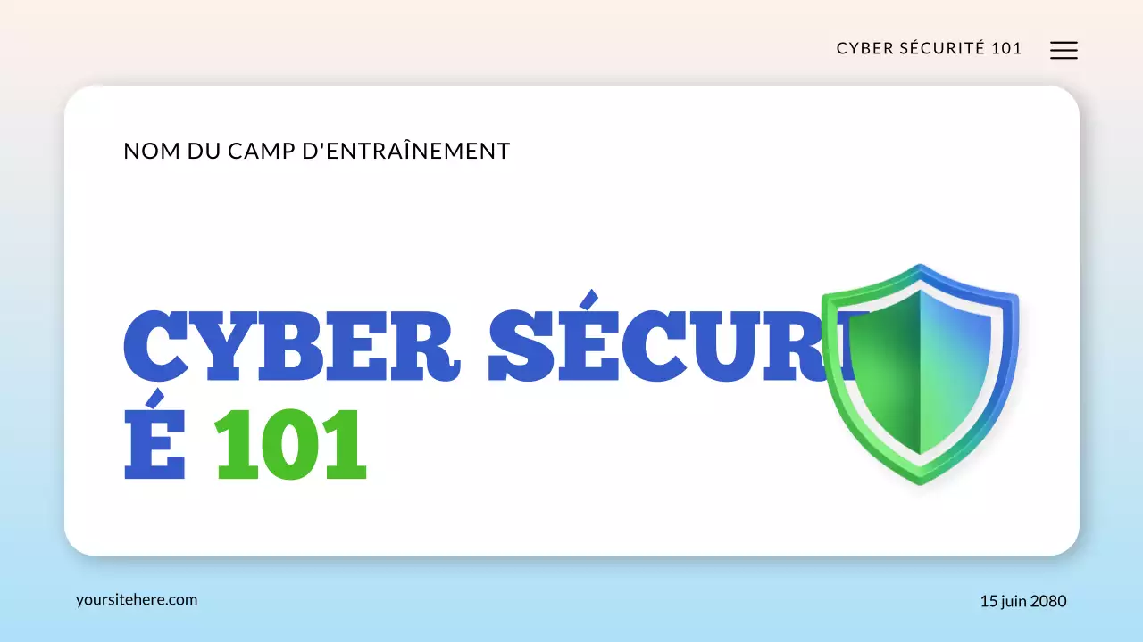 Présentation de la technologie de cybersécurité verte et bleue