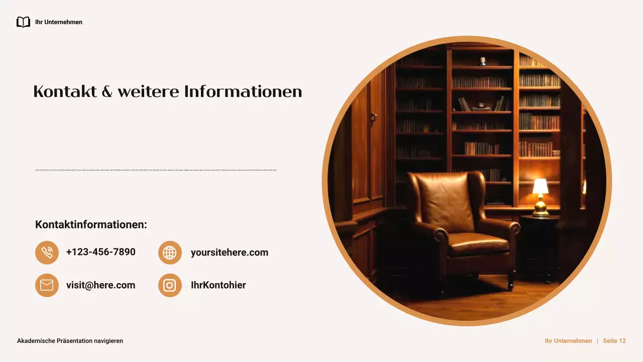 Braune und orangefarbene Minimal-Navigation zur akademischen Integrität im College Präsentation