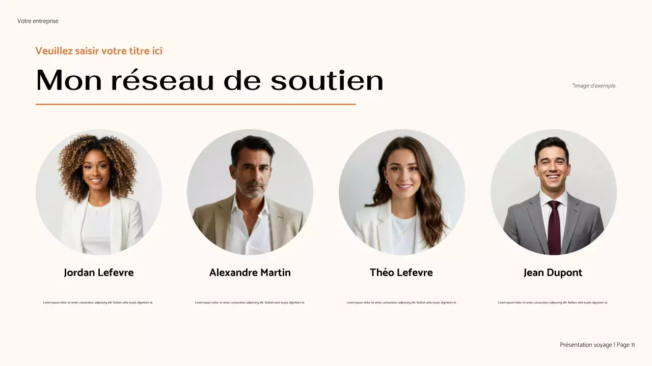 Présentation minimaliste de mon parcours marron