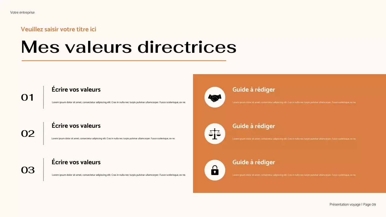 Présentation minimaliste de mon parcours marron