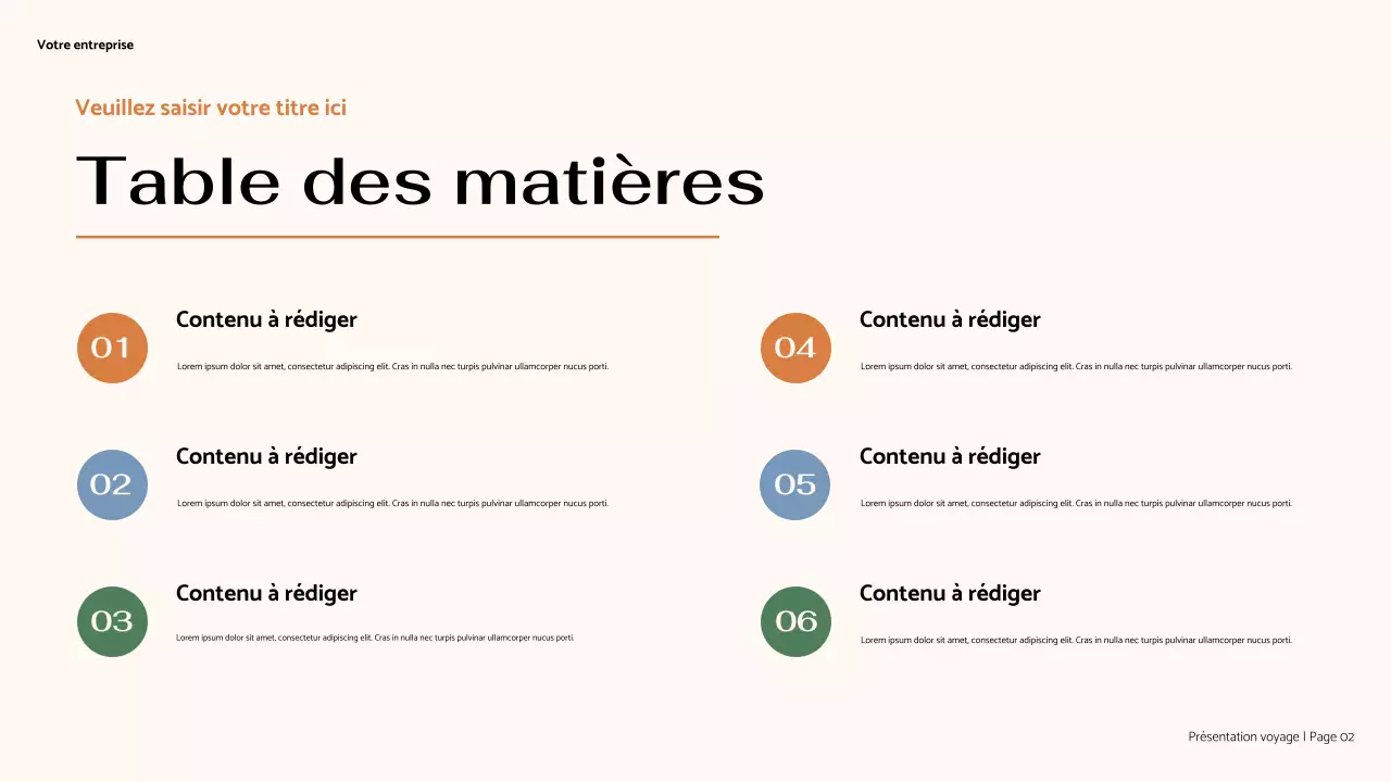 Présentation minimaliste de mon parcours marron