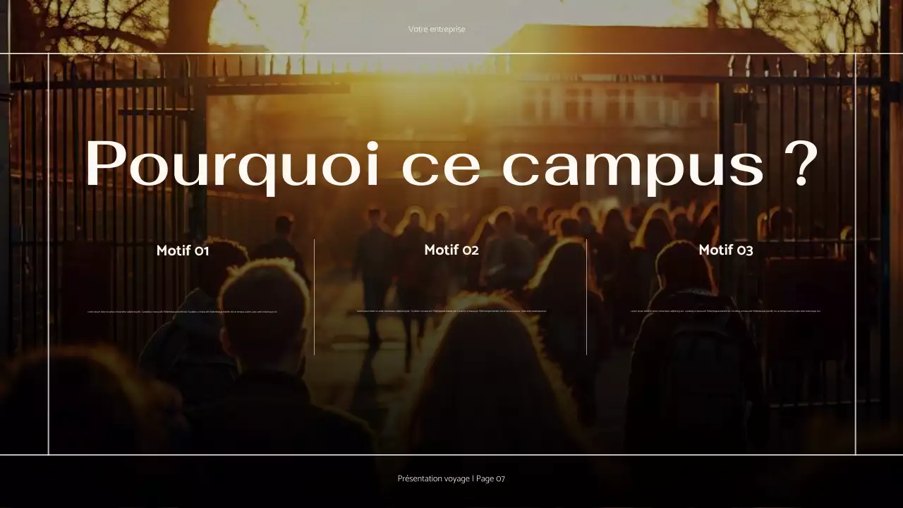 Présentation minimaliste de mon parcours marron