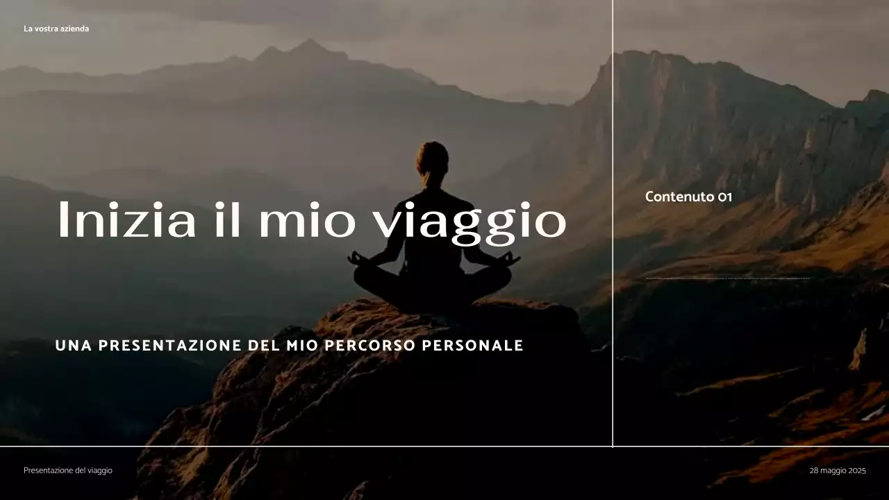 Presentazione minima del mio viaggio in marrone