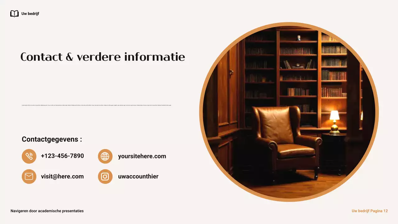 Bruin en oranje Minimale Academische Integriteit Navigeren in College Presentatie