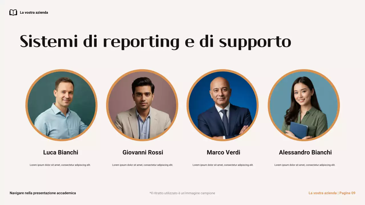 Presentazione minima marrone e arancione sulla navigazione dell'integrità accademica al college