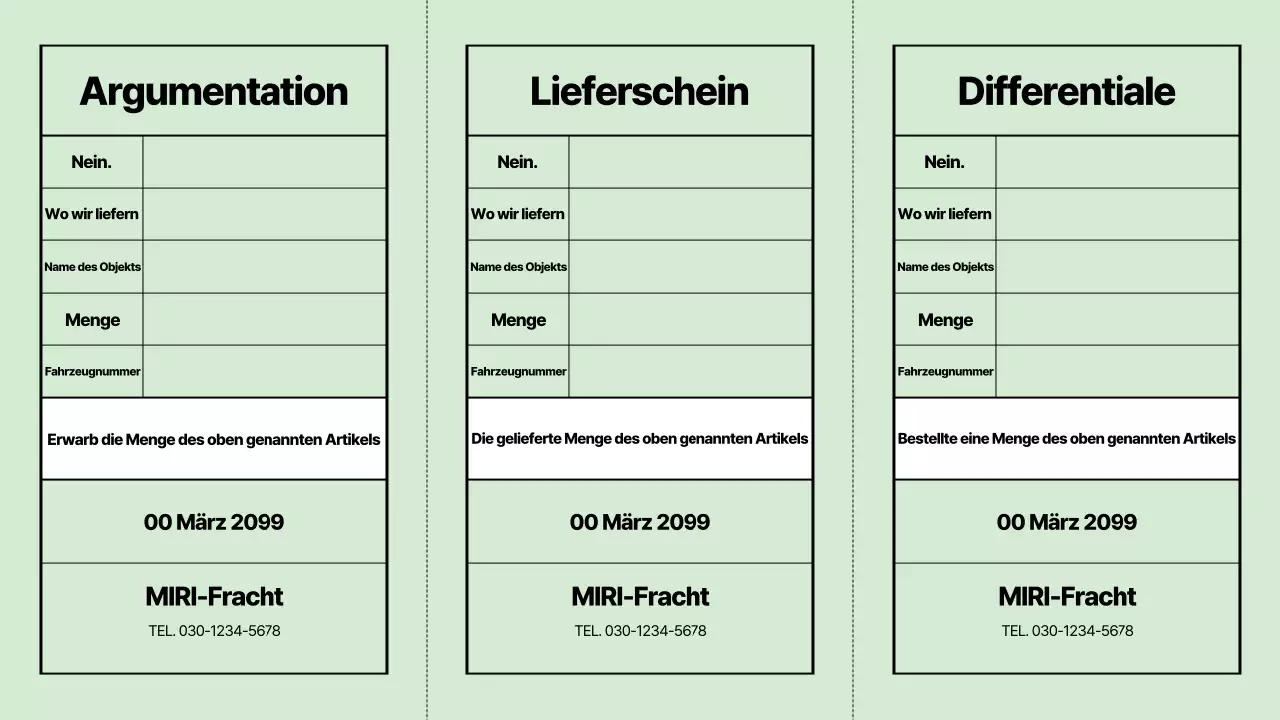 Mint Simple Logistics Schreibwaren