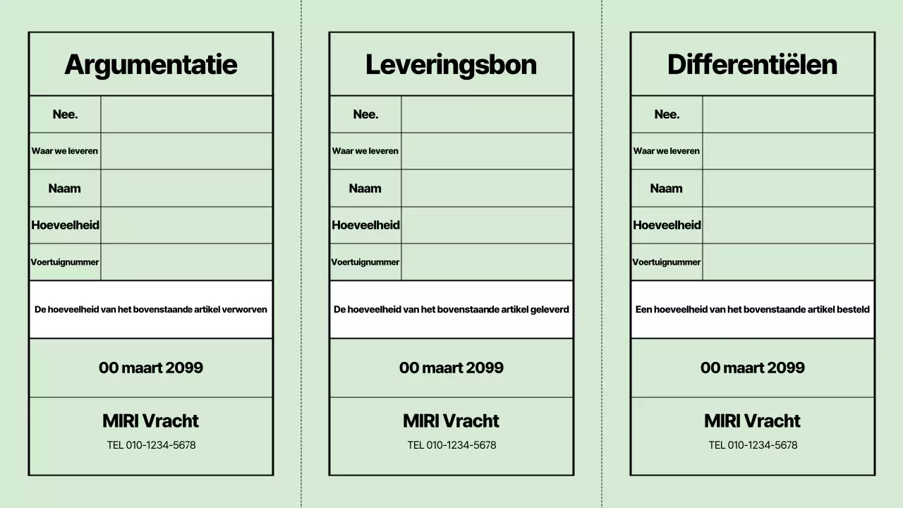Mint Simple Logistiek Briefpapier