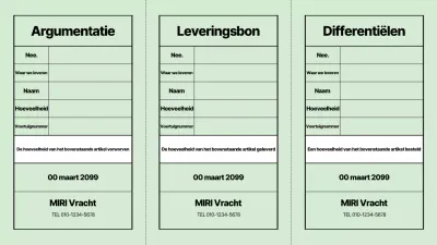 Mint Simple Logistiek Briefpapier