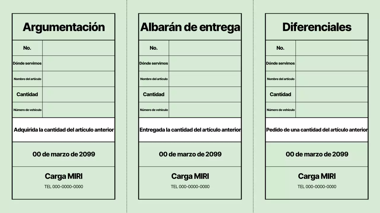 Papelería Mint Simple Logistics