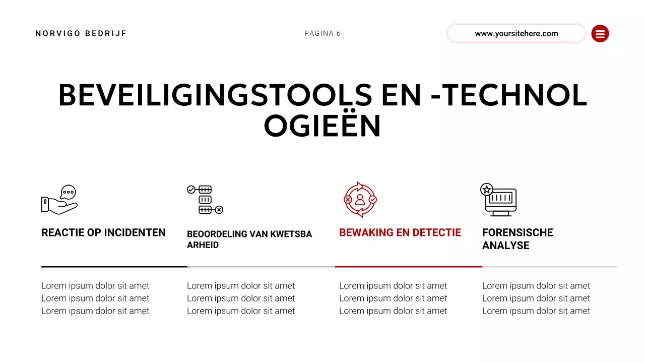 rood modern cyberveiligheidsevenement