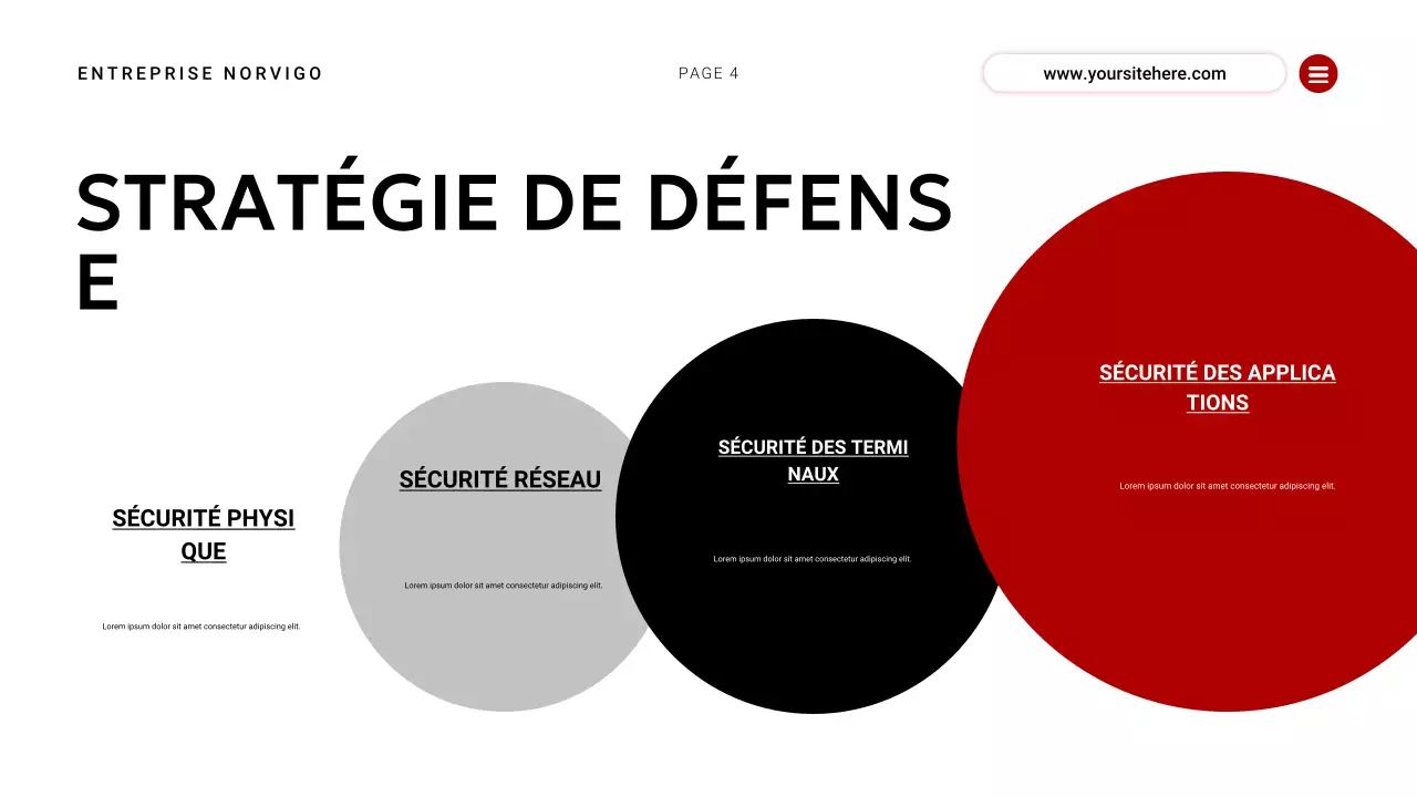 événement de cybersécurité moderne rouge