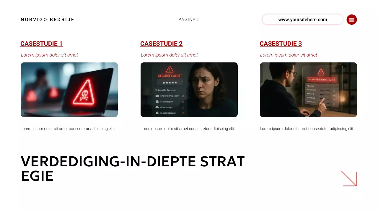 rood modern cyberveiligheidsevenement