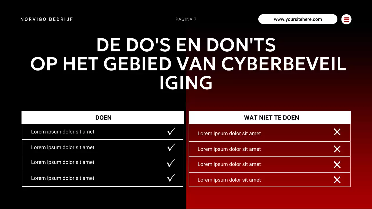 rood modern cyberveiligheidsevenement