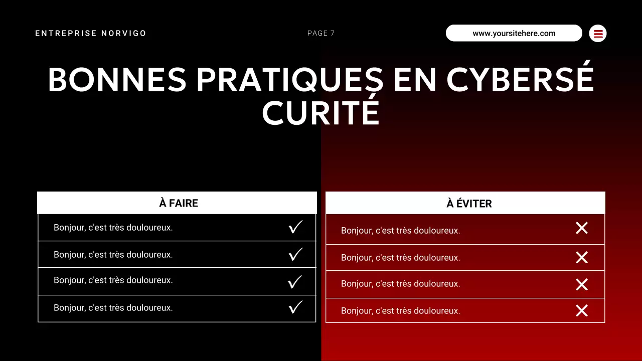 événement de cybersécurité moderne rouge