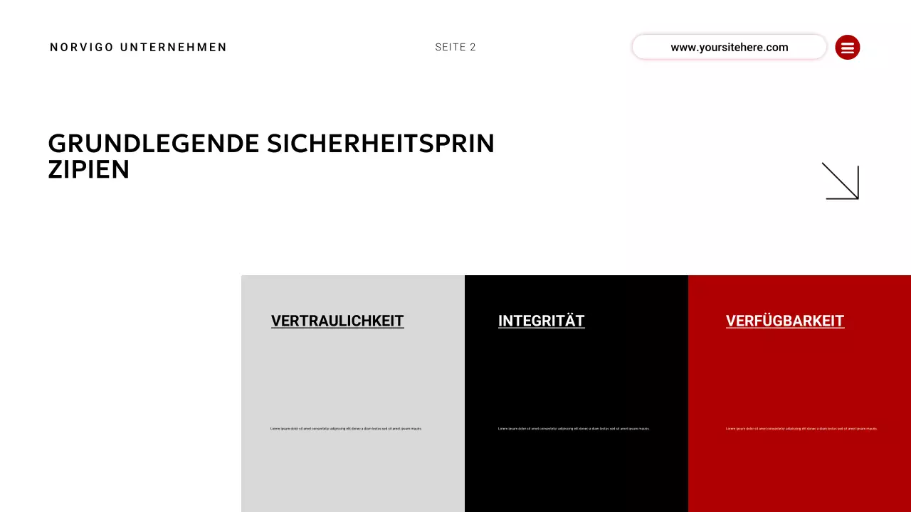 rotes modernes Cybersicherheits-Event